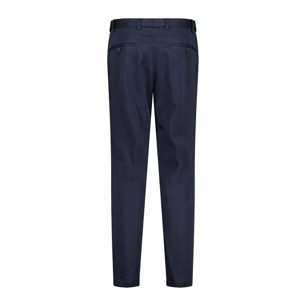 Hiltl - Slim-Fit Chinohose Tilo - Größe 56 - blau – Bild 4