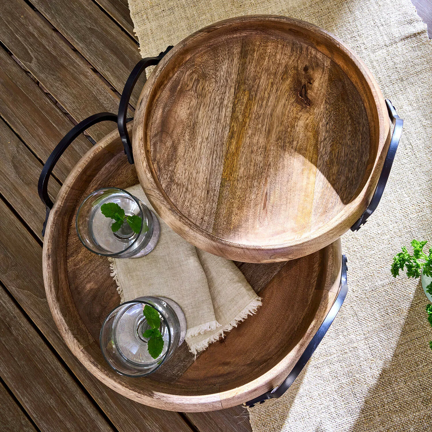 Tablett 2er Set Arémont – Bild 4