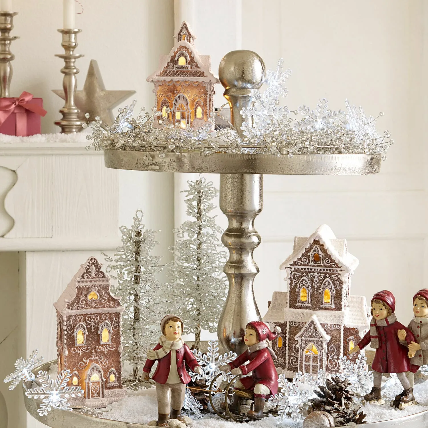 LED-Dekohaus 3er Set Anyama – Bild 2