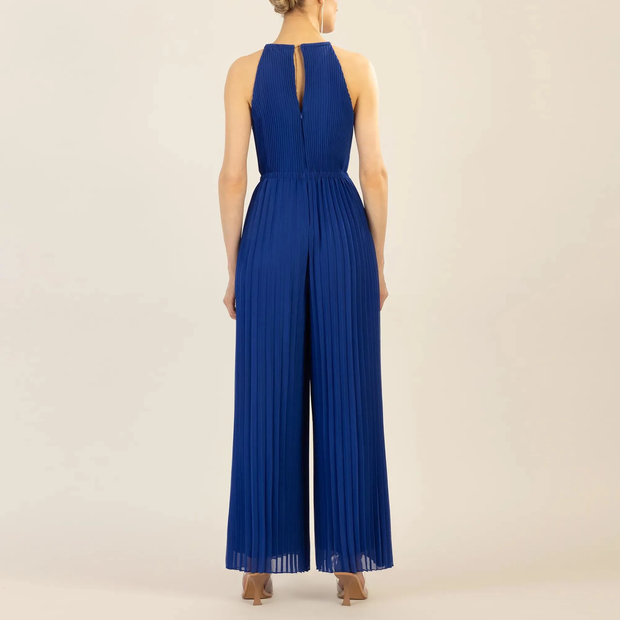 Apart - Plisseeoverall - Größe 36 - blau – Bild 2