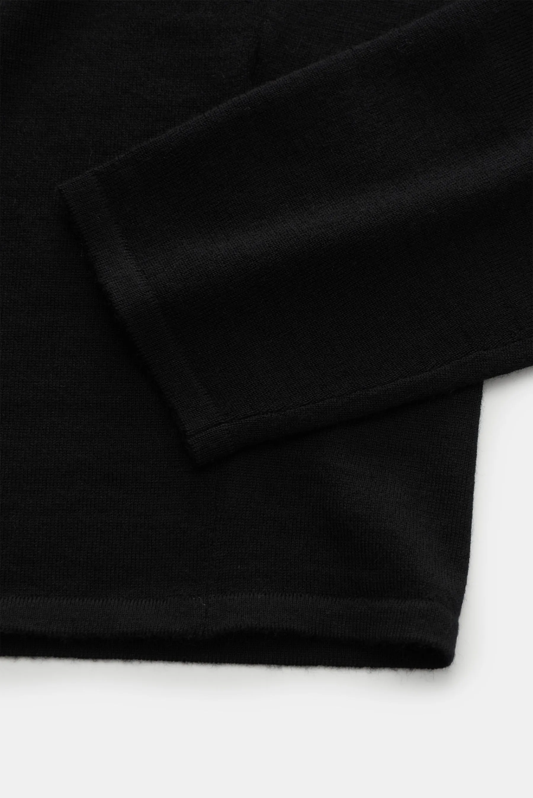 Kiefermann - Herren - Merino Feinstrick-Pullover schwarz – Bild 3