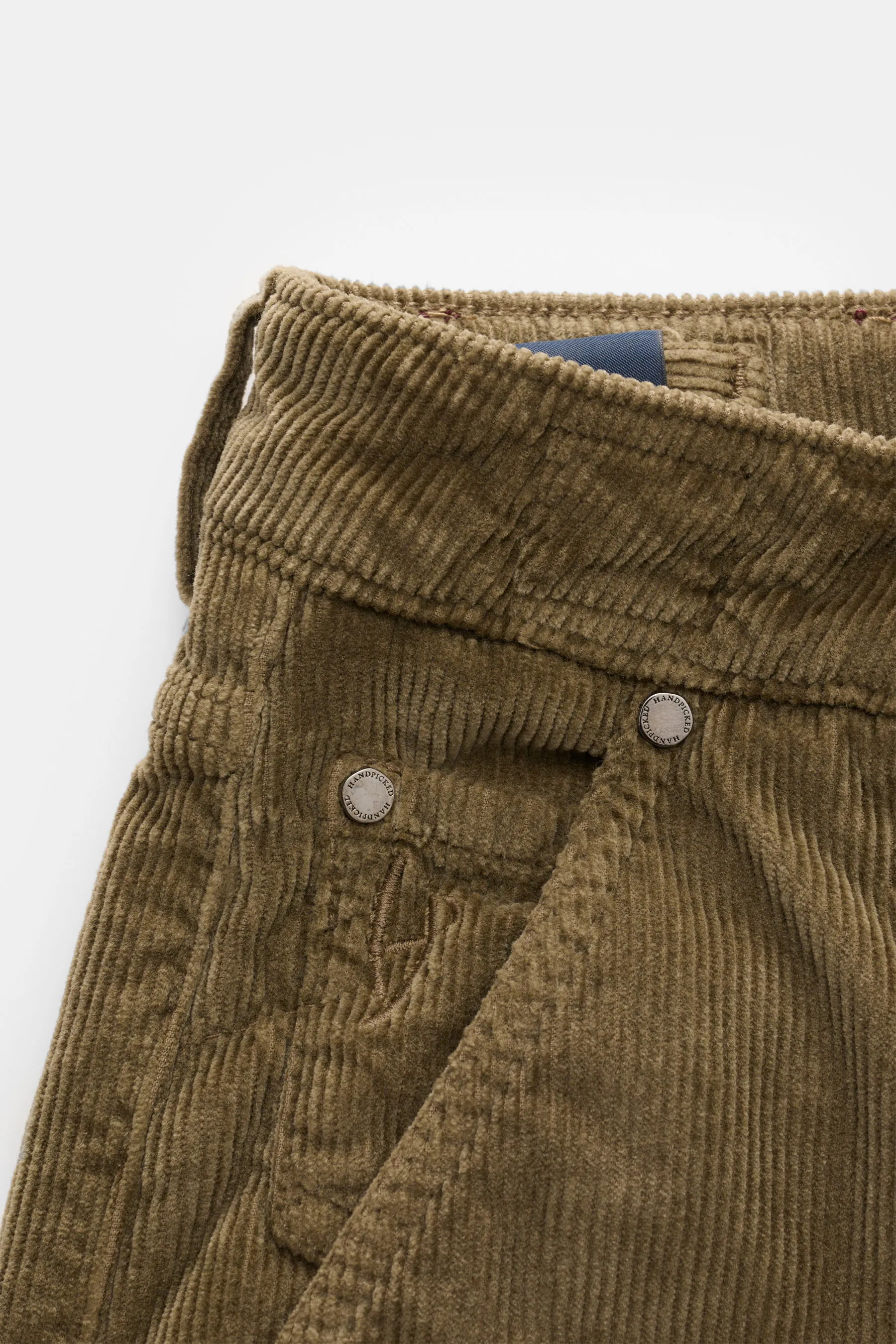 HandPicked - Herren - Cordhose 'Parma' oliv – Bild 5