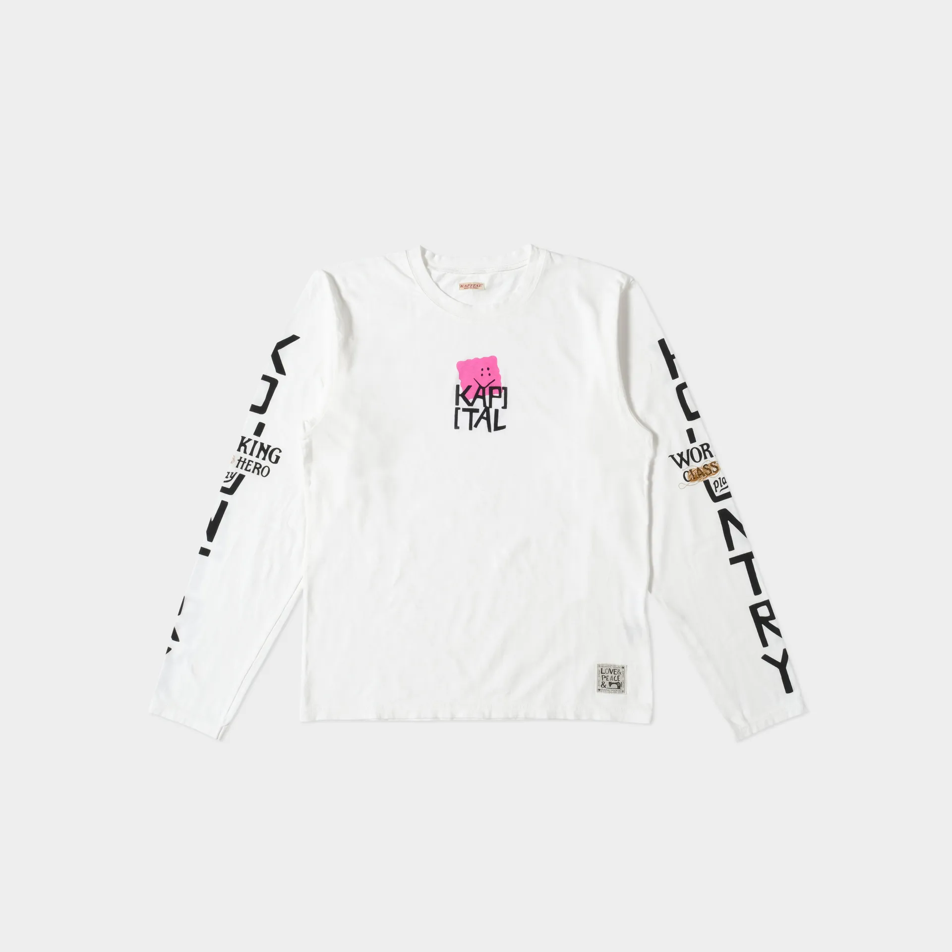 Jersey Crew Long Sleeve T-Shirt (Peckish Kapital Print) Jersey Crew Long Sleeve T-Shirt (Peckish Kapital Print)