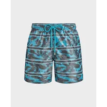 Vilebrequin - Zebra Stripes 360° Badeshorts Für Herren - Bademode - Moopea - Blau - Größe XXXL Vilebrequin - Zebra Stripes 360° Badeshorts Für Herren - Bademode - Moopea - Blau - Größe XXXL
