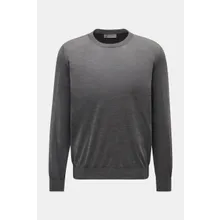 Brunello Cucinelli - Herren - Rundhalspullover dunkelgrau Brunello Cucinelli - Herren - Rundhalspullover dunkelgrau