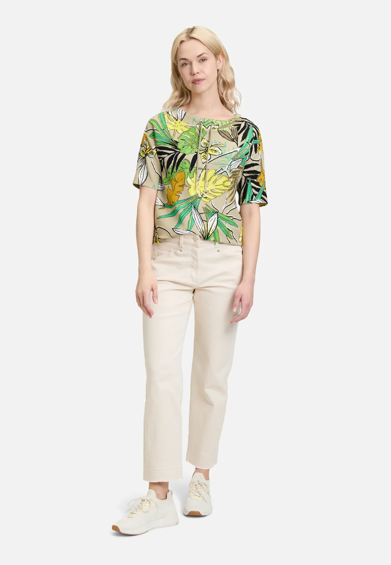 Sweatshirt mit Rippenstruktur