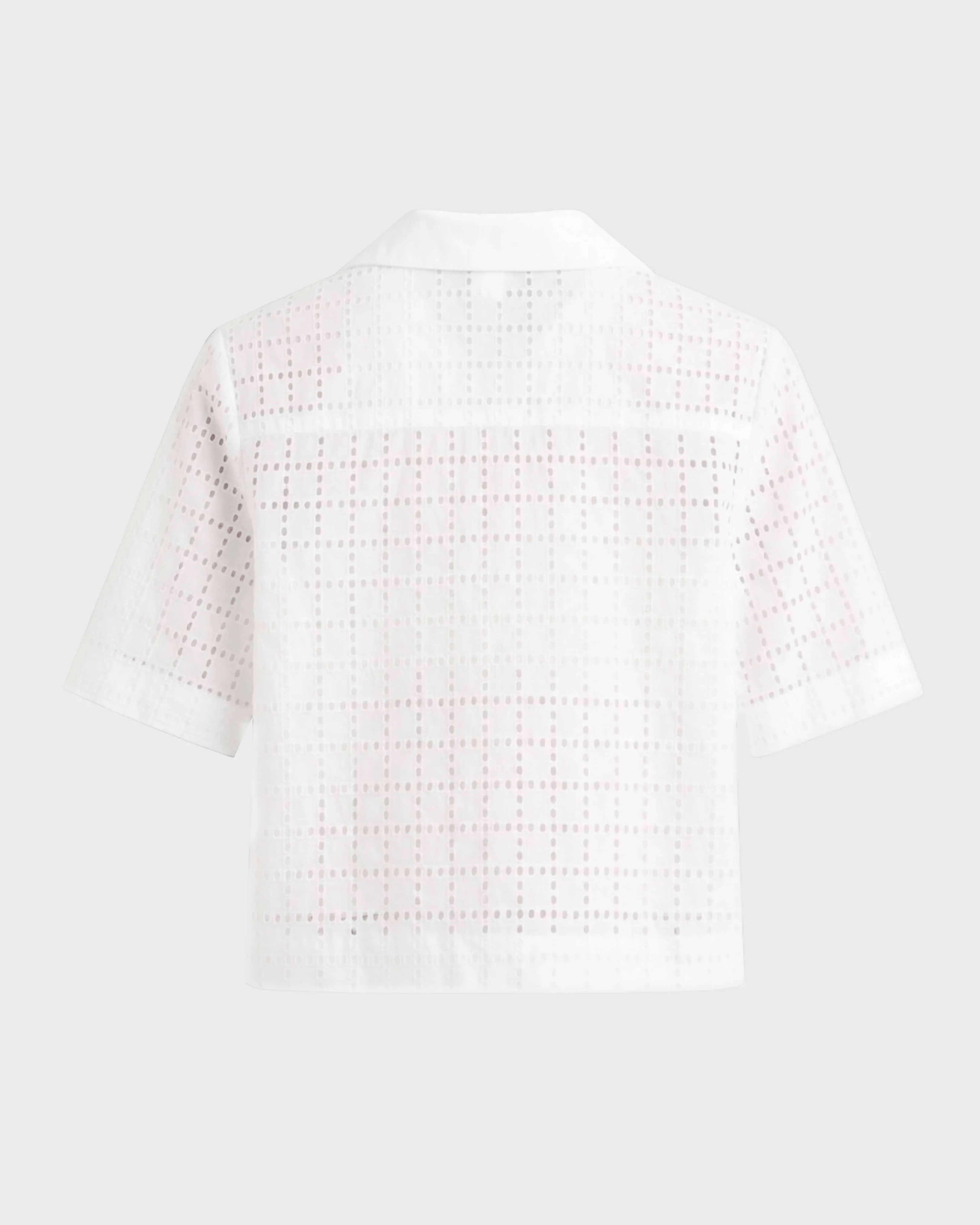 Vilebrequin - Geometrisches Broderie-anglaise Shirt Für Damen - Tunika - Fallon - Weiss - Größe XS – Bild 2