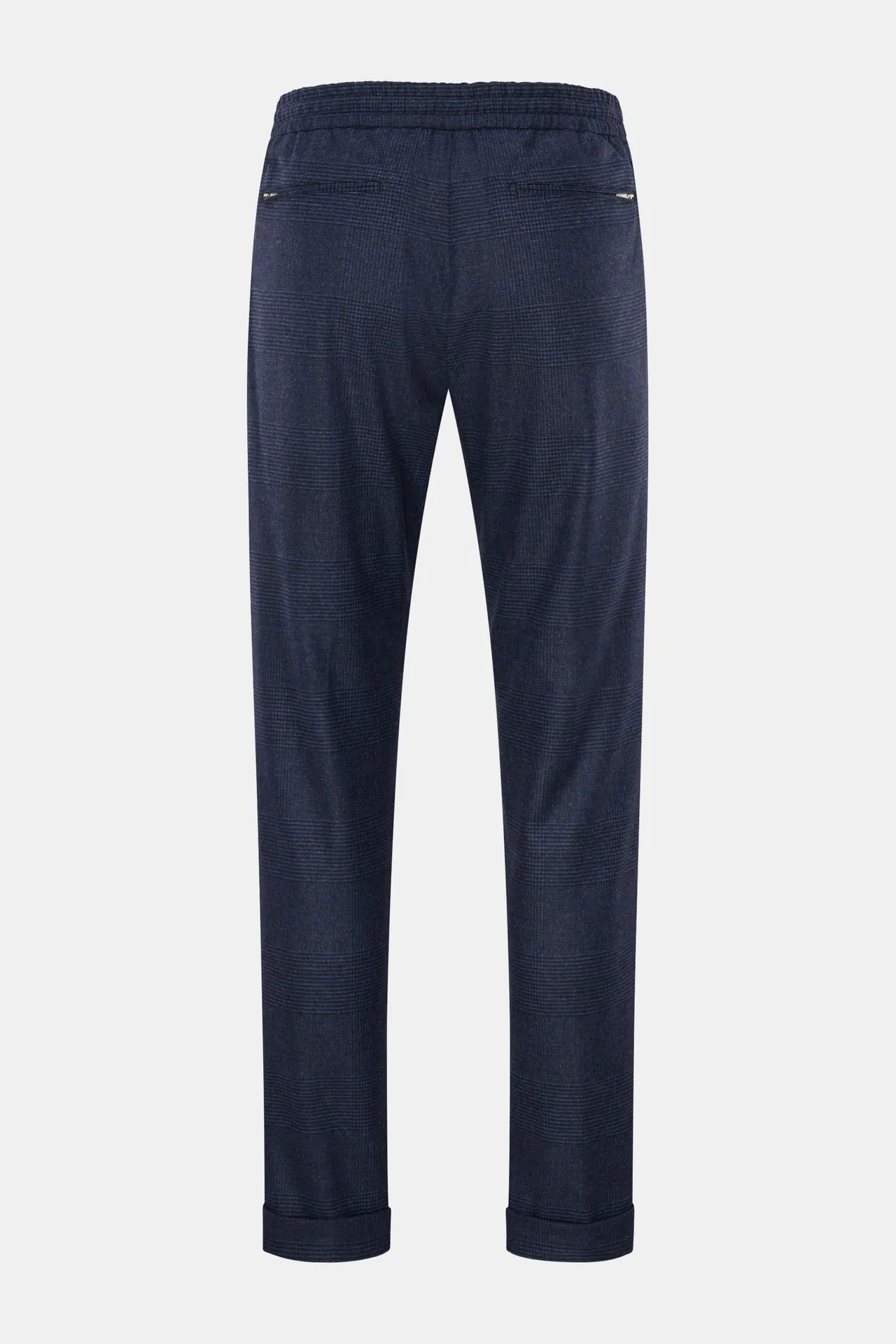 Marco Pescarolo - Herren - Jogpants 'Caracciolo' navy/schwarz kariert – Bild 2
