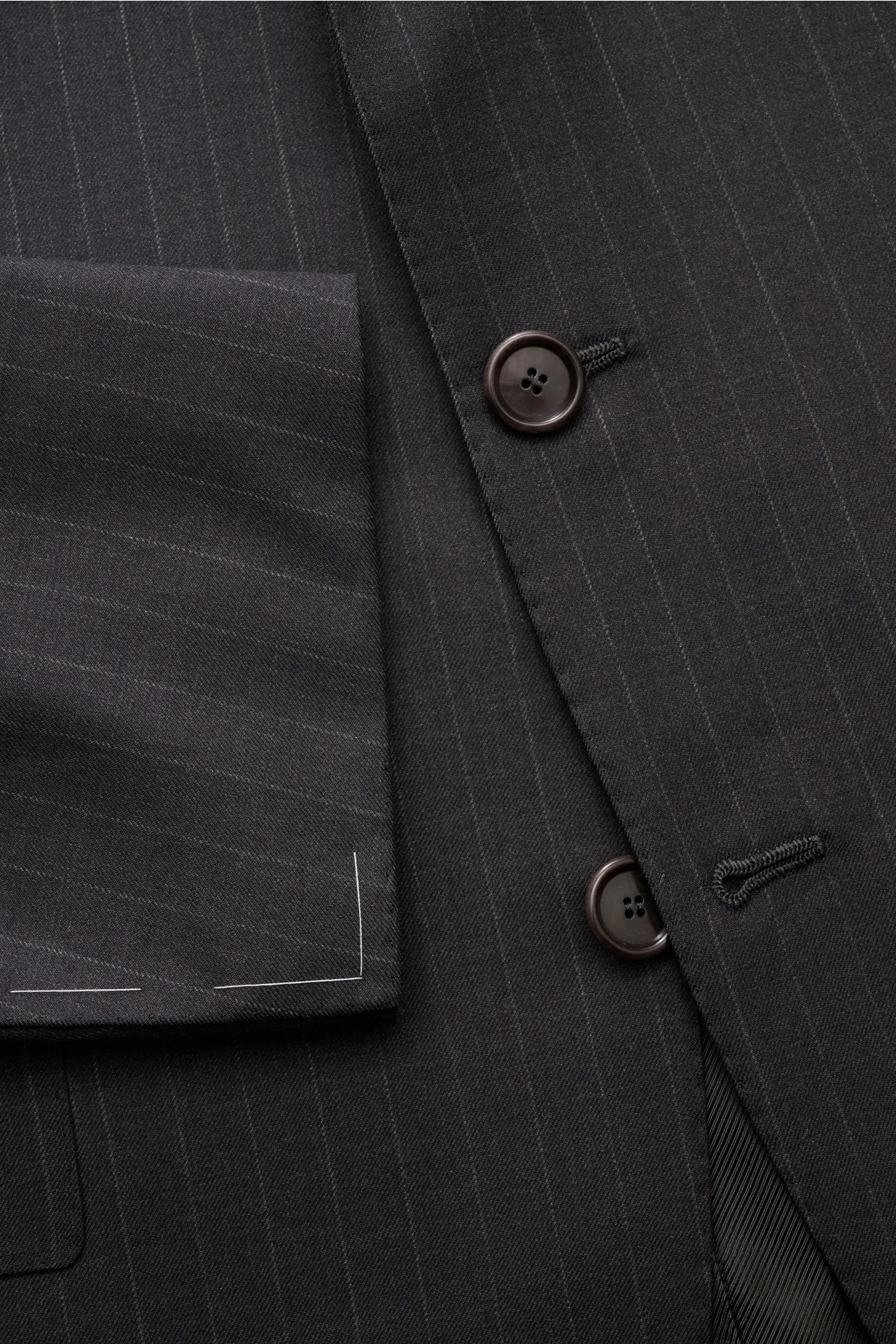 Cesare Attolini - Herren - Anzug anthrazit gestreift – Bild 2
