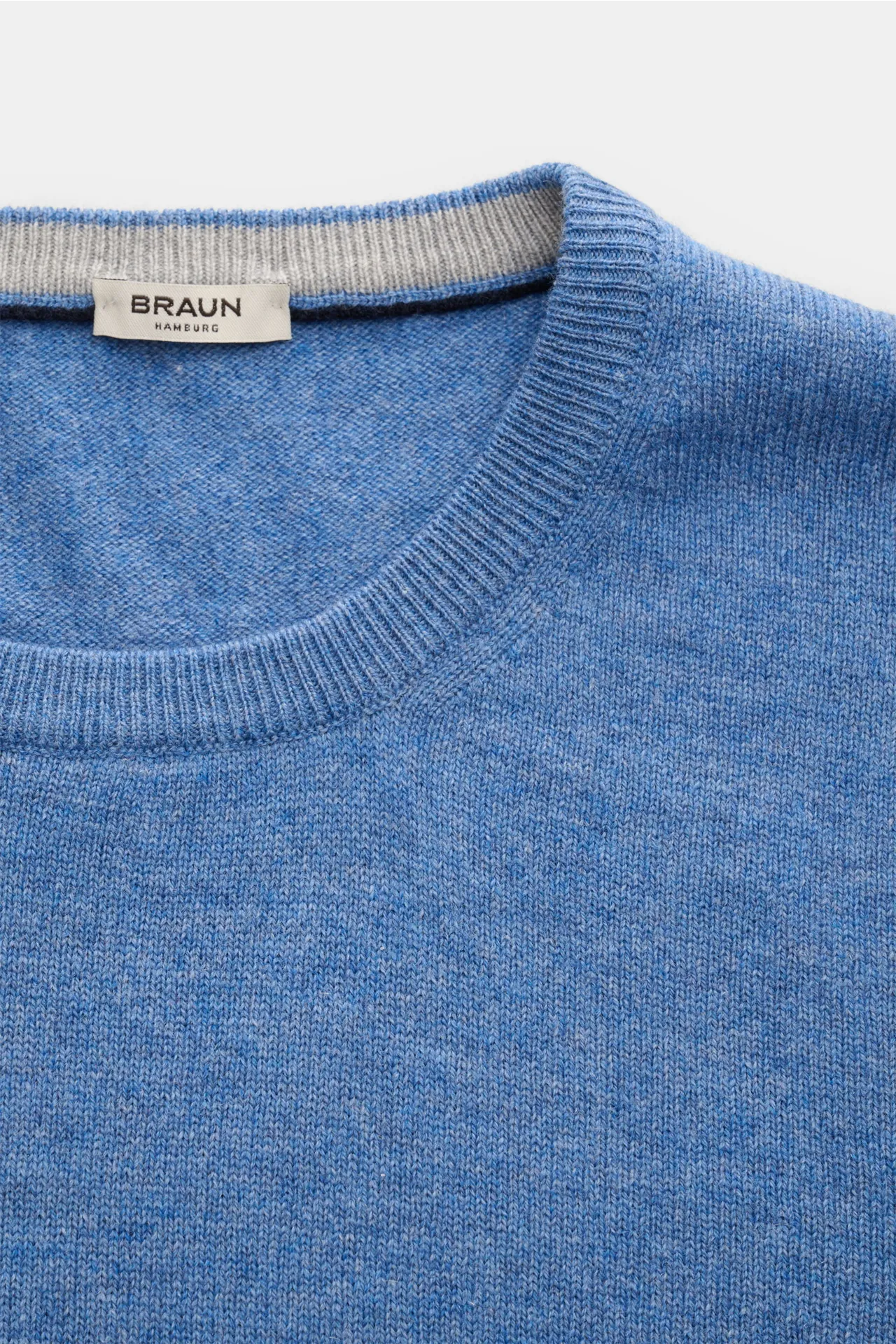 BRAUN Hamburg - Herren - Rundhalspullover graublau – Bild 2