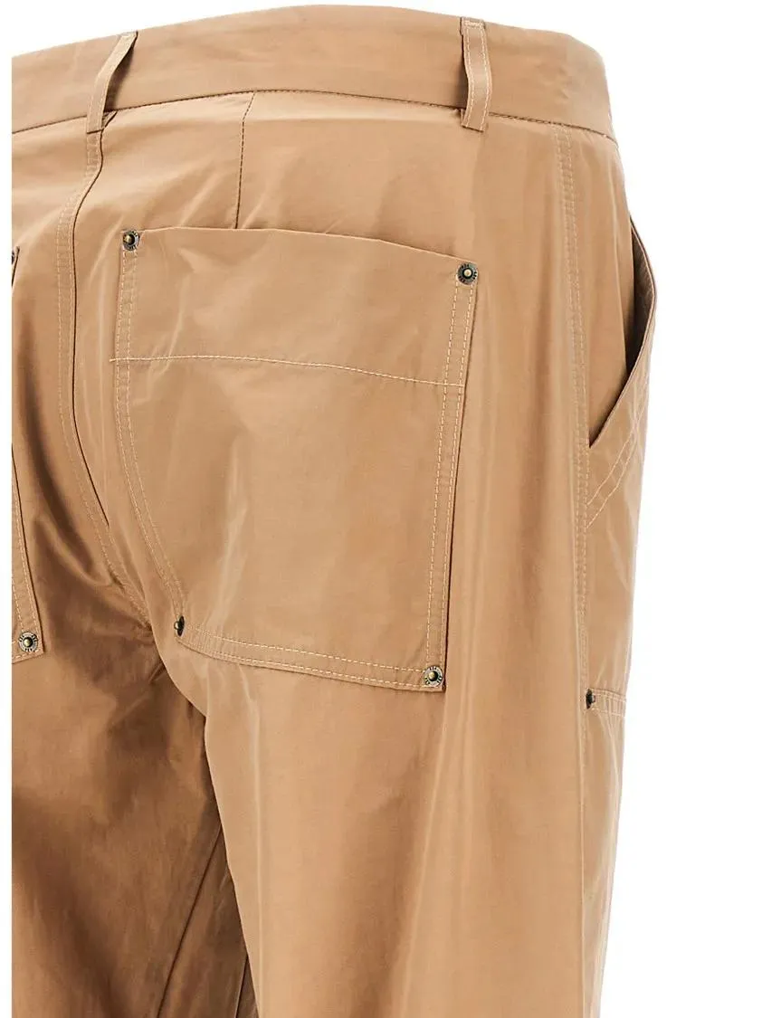 424 - Relaxed Fit Nylon Blend Pants - Größe 52 - beige – Bild 2