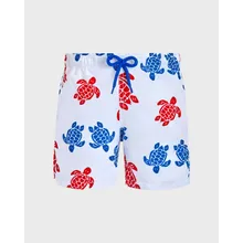 Vilebrequin - Tortues Multicolores Badeshorts Für Jungen - Bademode - Jim - Weiss - Größe 10 Vilebrequin - Tortues Multicolores Badeshorts Für Jungen - Bademode - Jim - Weiss - Größe 10
