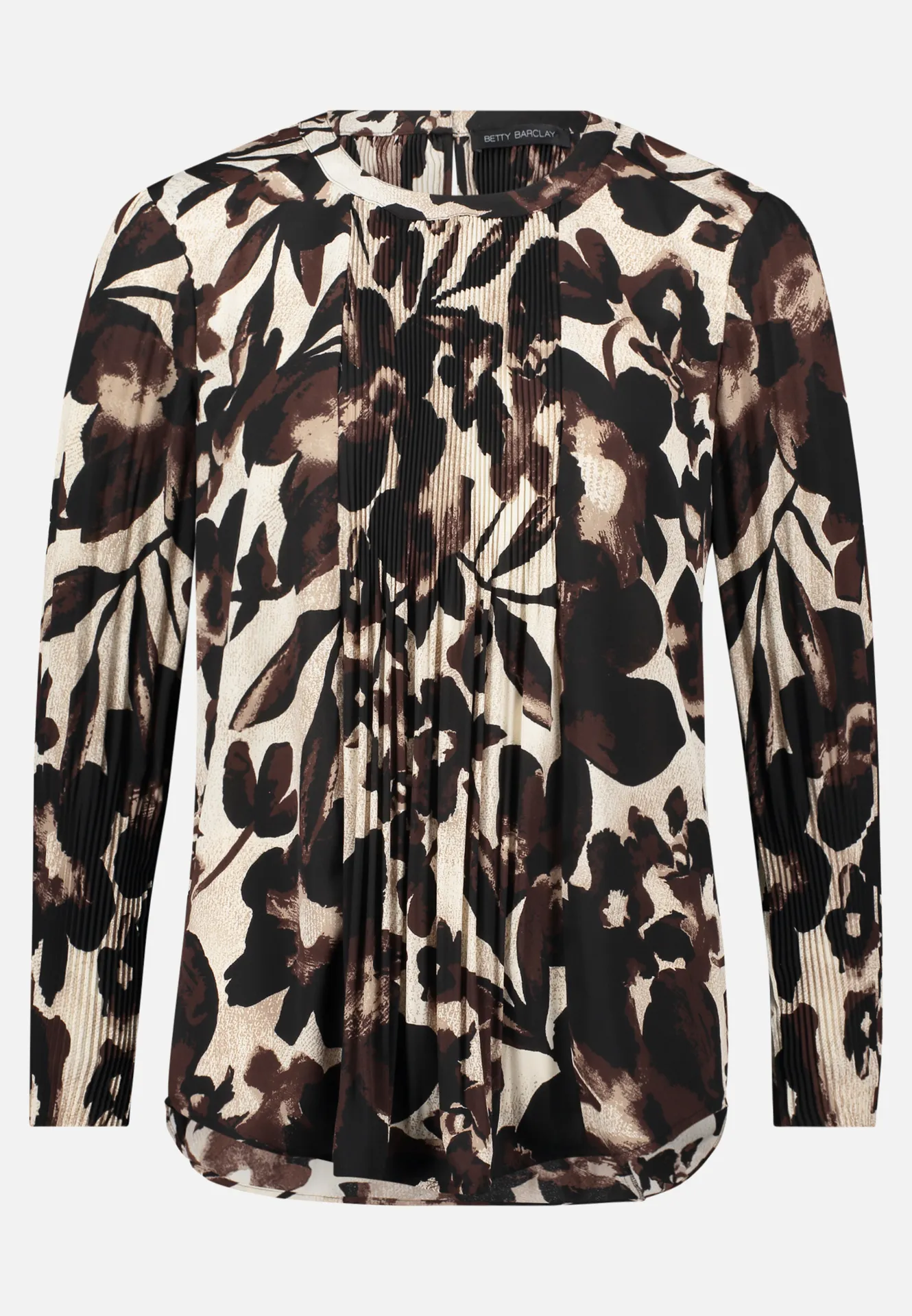 Schlupfbluse mit Plissee – Bild 3