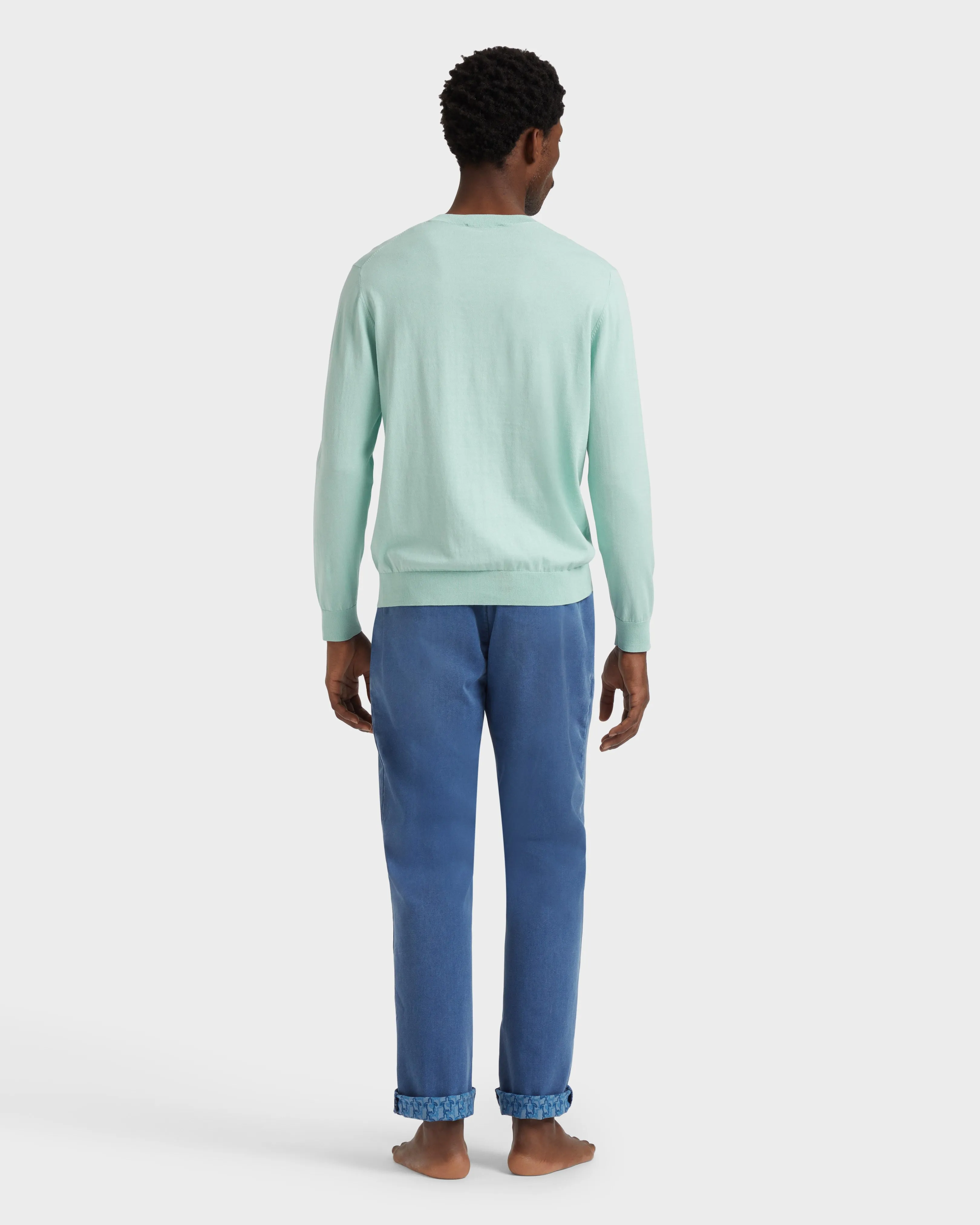 Vilebrequin - Turtle Pullover Aus Baumwolle Für Herren - Pullover - Rayol - Blau - Größe S – Bild 4