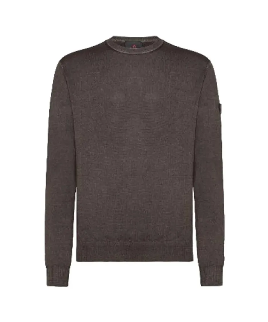 Peuterey - Brown Crew-Neck Sweater - Größe S - braun Peuterey - Brown Crew-Neck Sweater - Größe S - braun