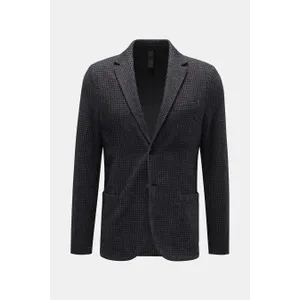 Harris Wharf London  - Herren - Jersey-Sakko grau/schwarz kariert Harris Wharf London  - Herren - Jersey-Sakko grau/schwarz kariert