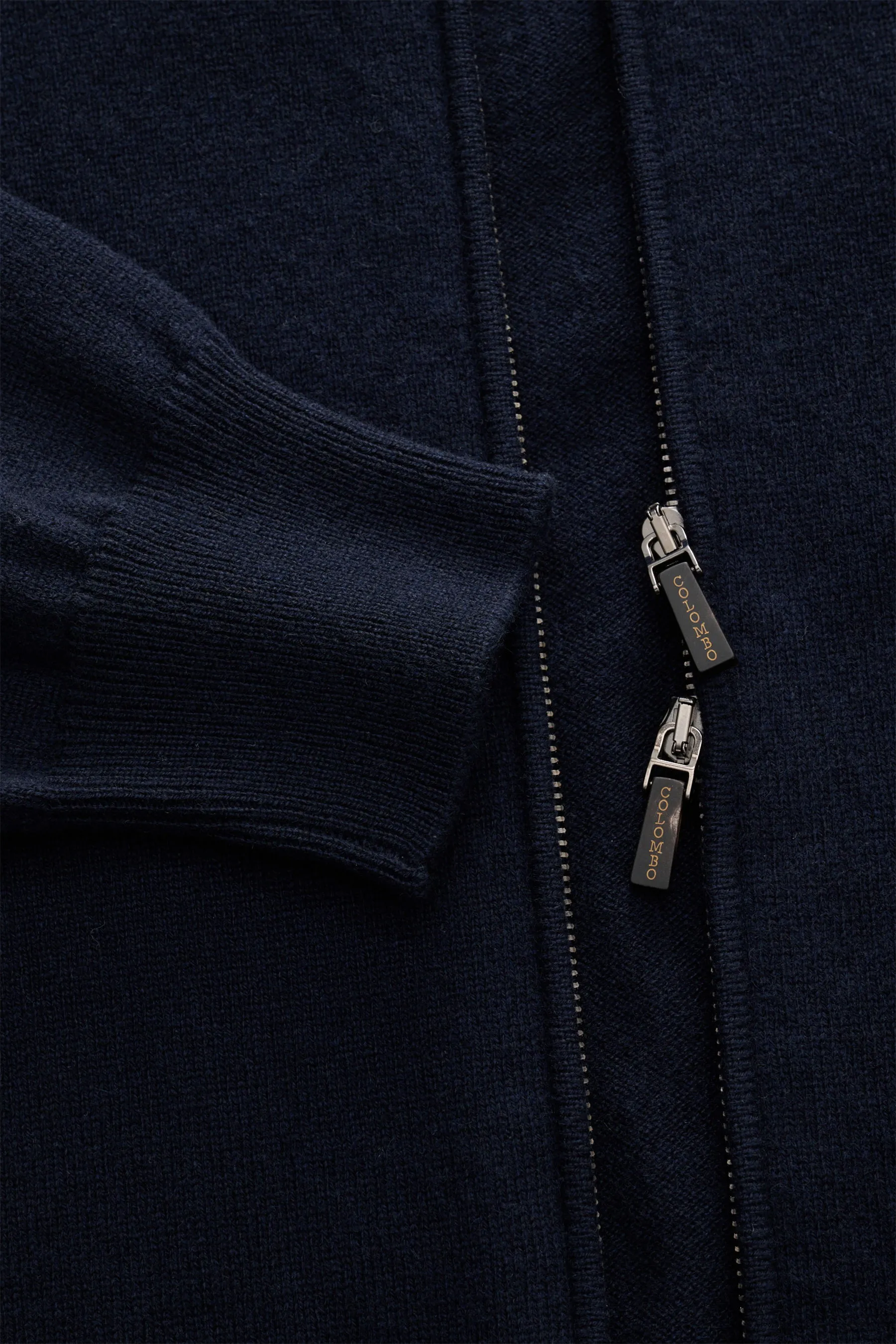 Colombo - Herren - Cashmere Strickjacke navy – Bild 3