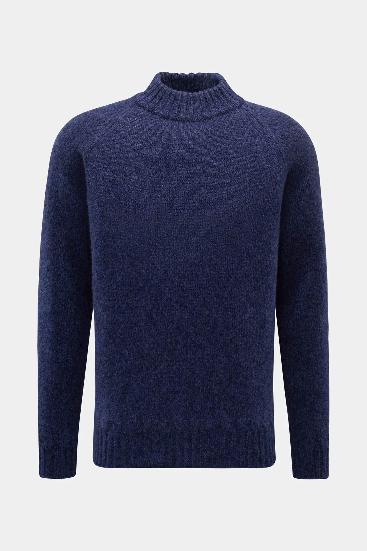 Fioroni - Herren - Cashmere Rundhalspullover navy meliert Fioroni - Herren - Cashmere Rundhalspullover navy meliert