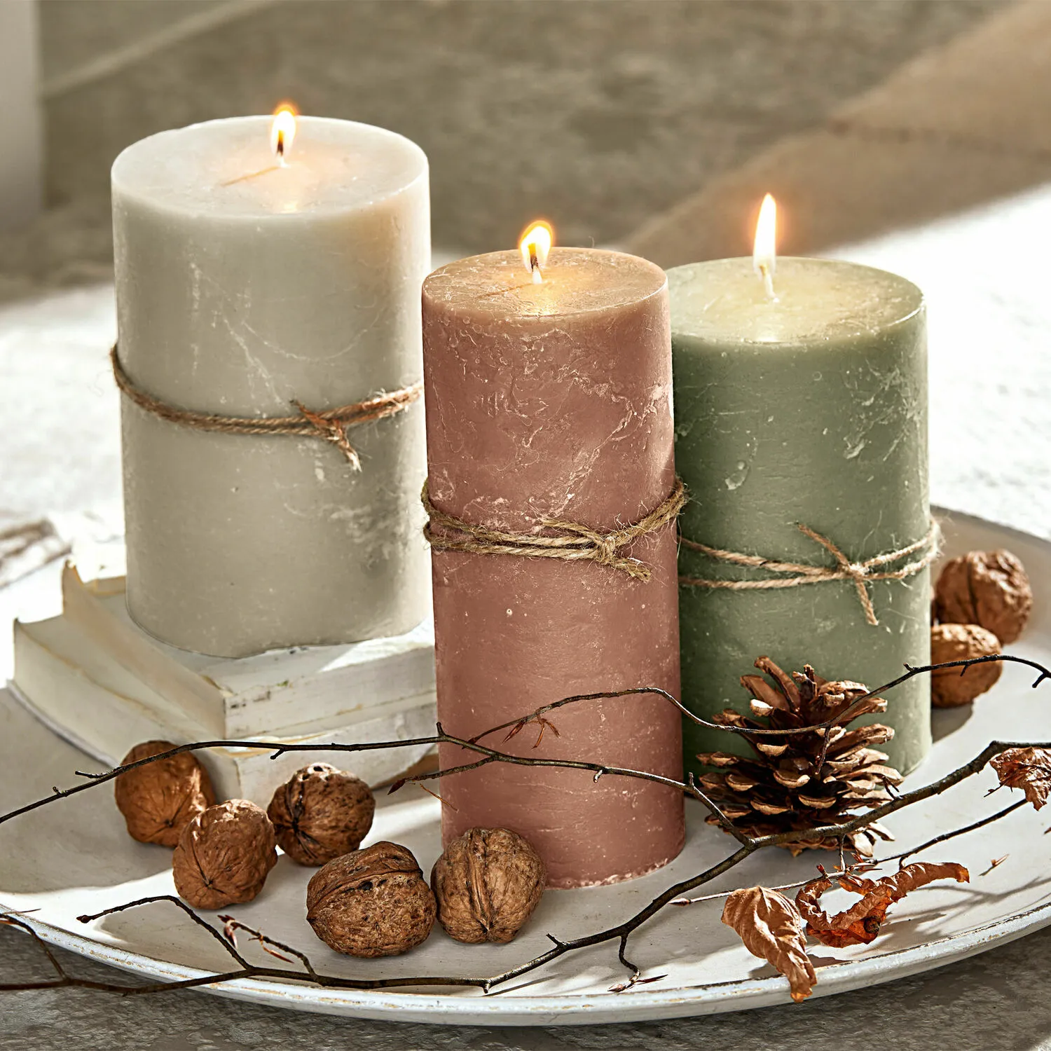 Kerze 3er Set Salis Kerze 3er Set Salis
