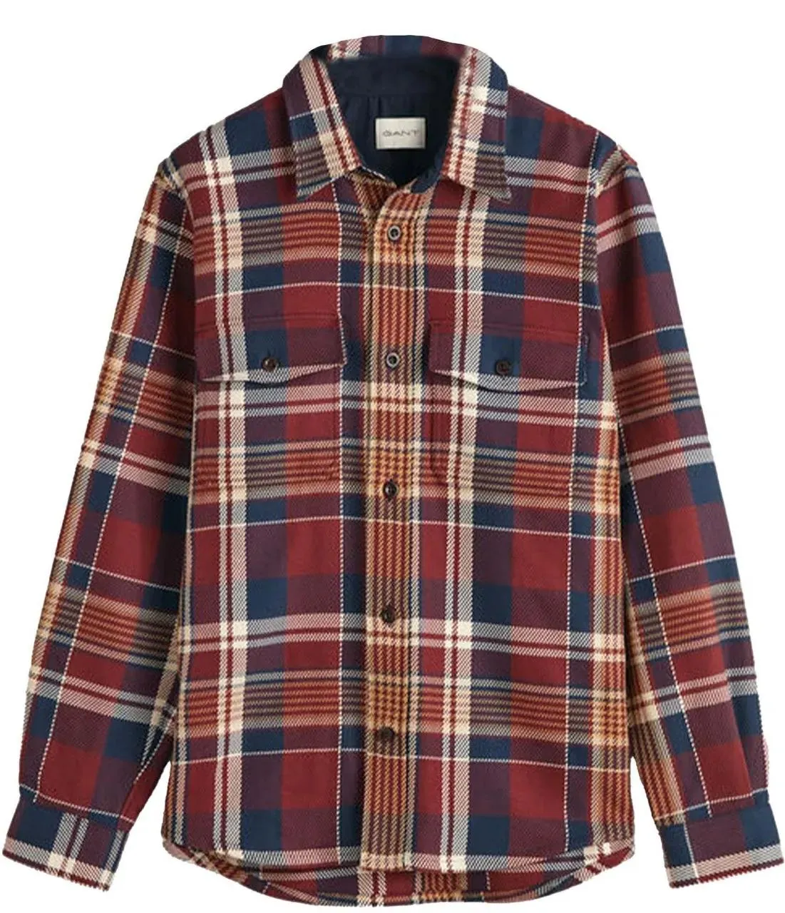 GANT - Gant Overshirts Bordeaux 3230203 644 - Größe L - rot GANT - Gant Overshirts Bordeaux 3230203 644 - Größe L - rot