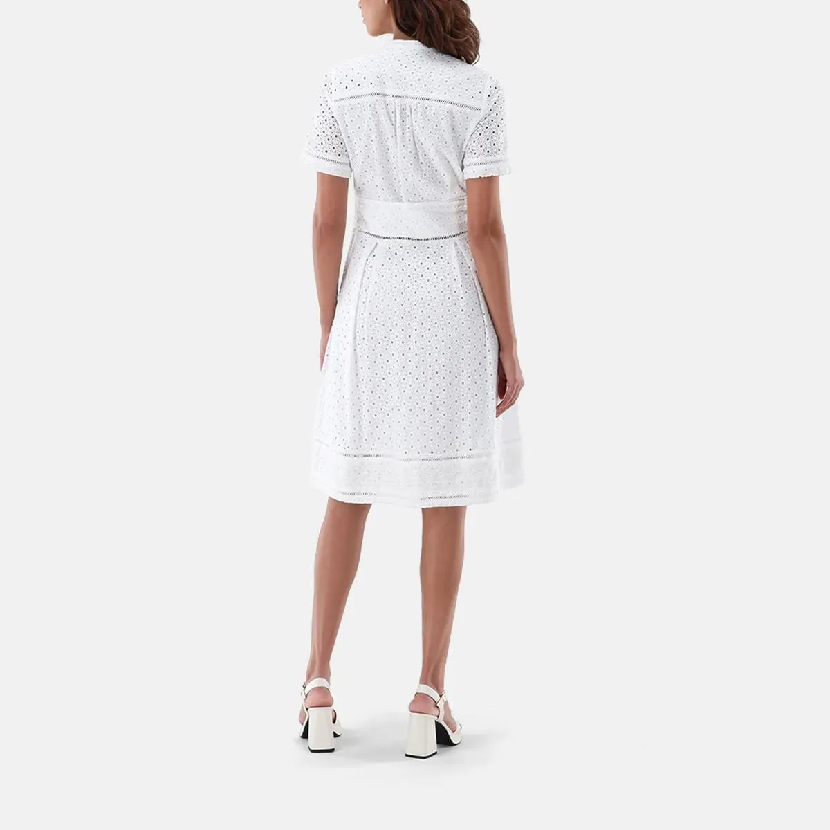 VAN LAACK - Kleid Modern Fit Uni - Größe 38 - weiß – Bild 4