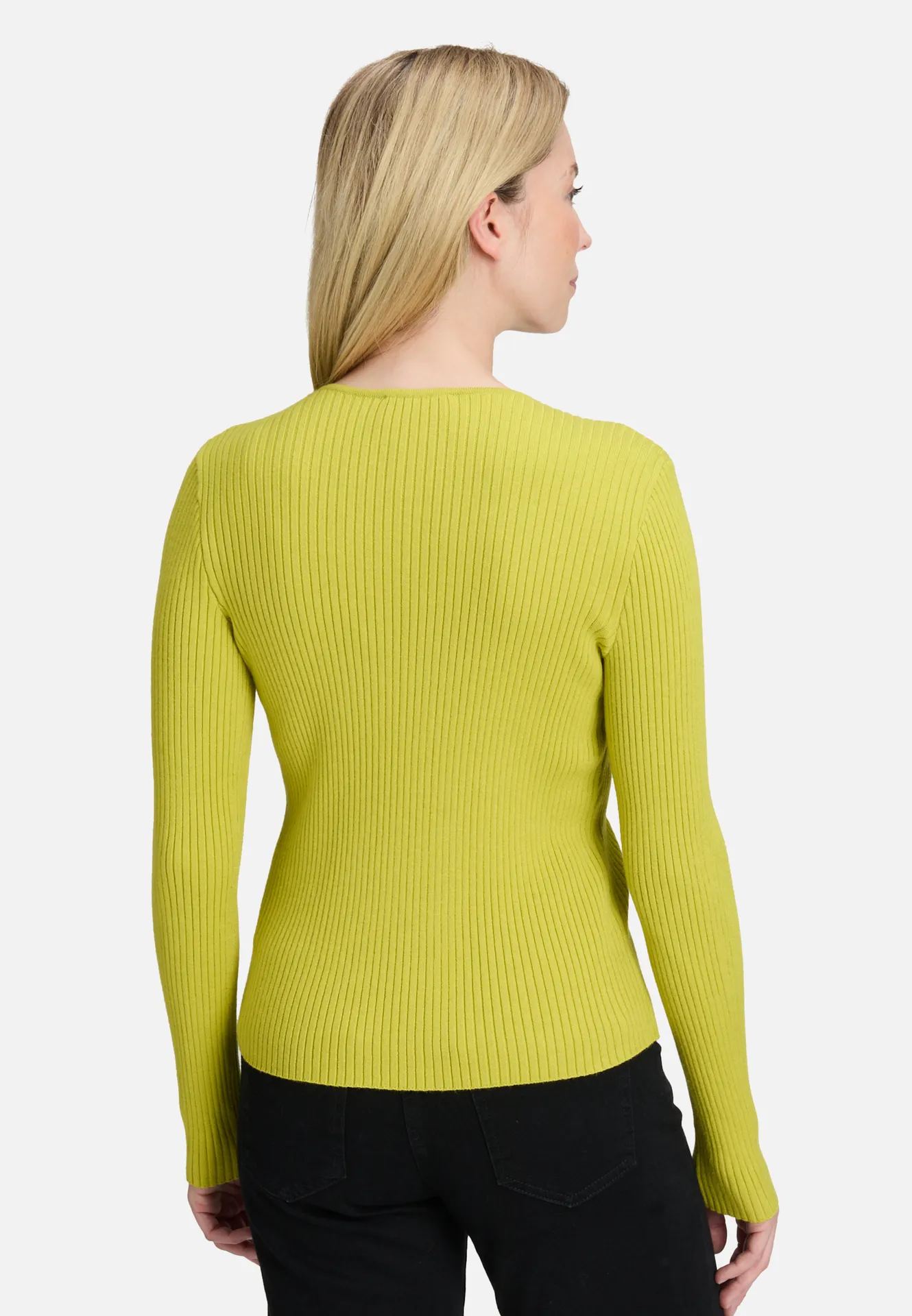 Feinstrickpullover mit Rippenstruktur Feinstrickpullover mit Rippenstruktur