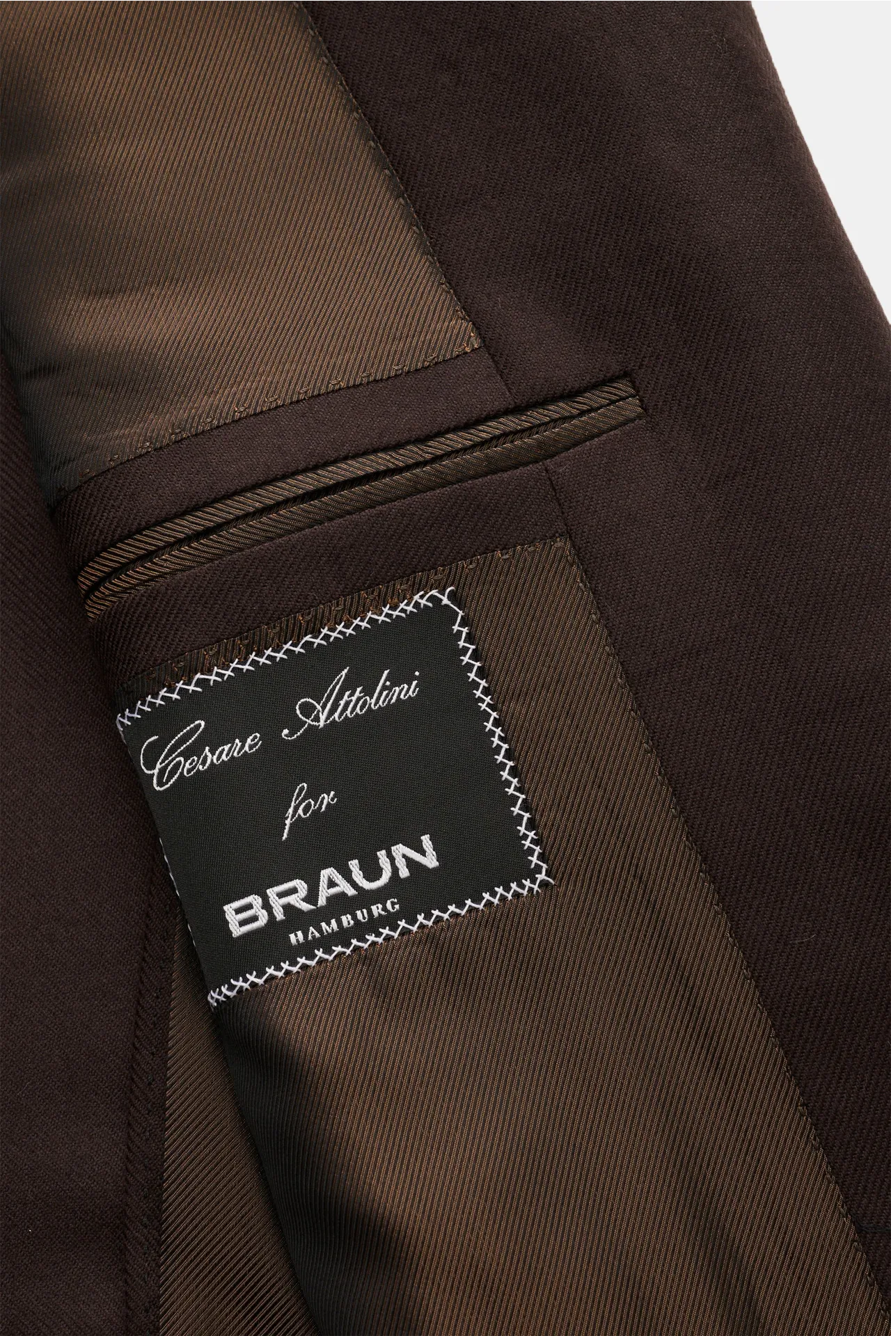 Cesare Attolini - Herren - Cashmere Sakko dunkelbraun – Bild 4