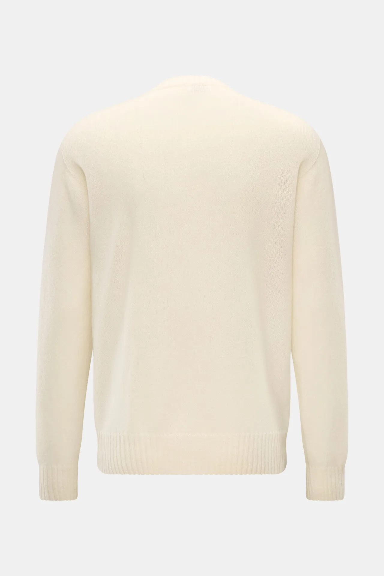 04651/ A trip in a bag - Herren - Cashmere Rundhalspullover 'Extreme Cashmere Crew' creme – Bild 3