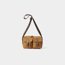 Franco Waxed Cotton Crossbody Bag - Chert Franco Waxed Cotton Crossbody Bag - Chert