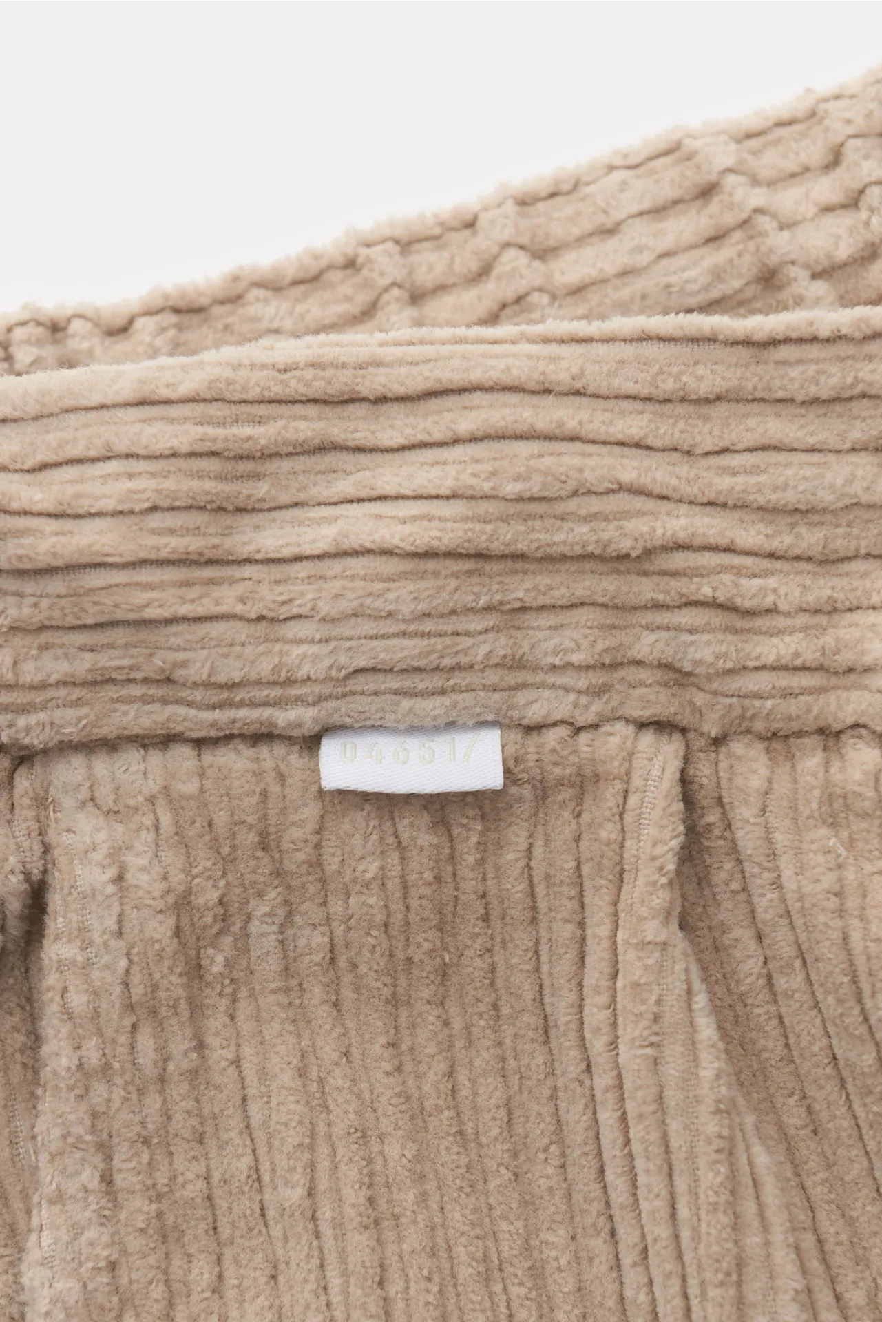 04651/ A trip in a bag - Herren - Cord-Jogpants 'Oyster' beige – Bild 5