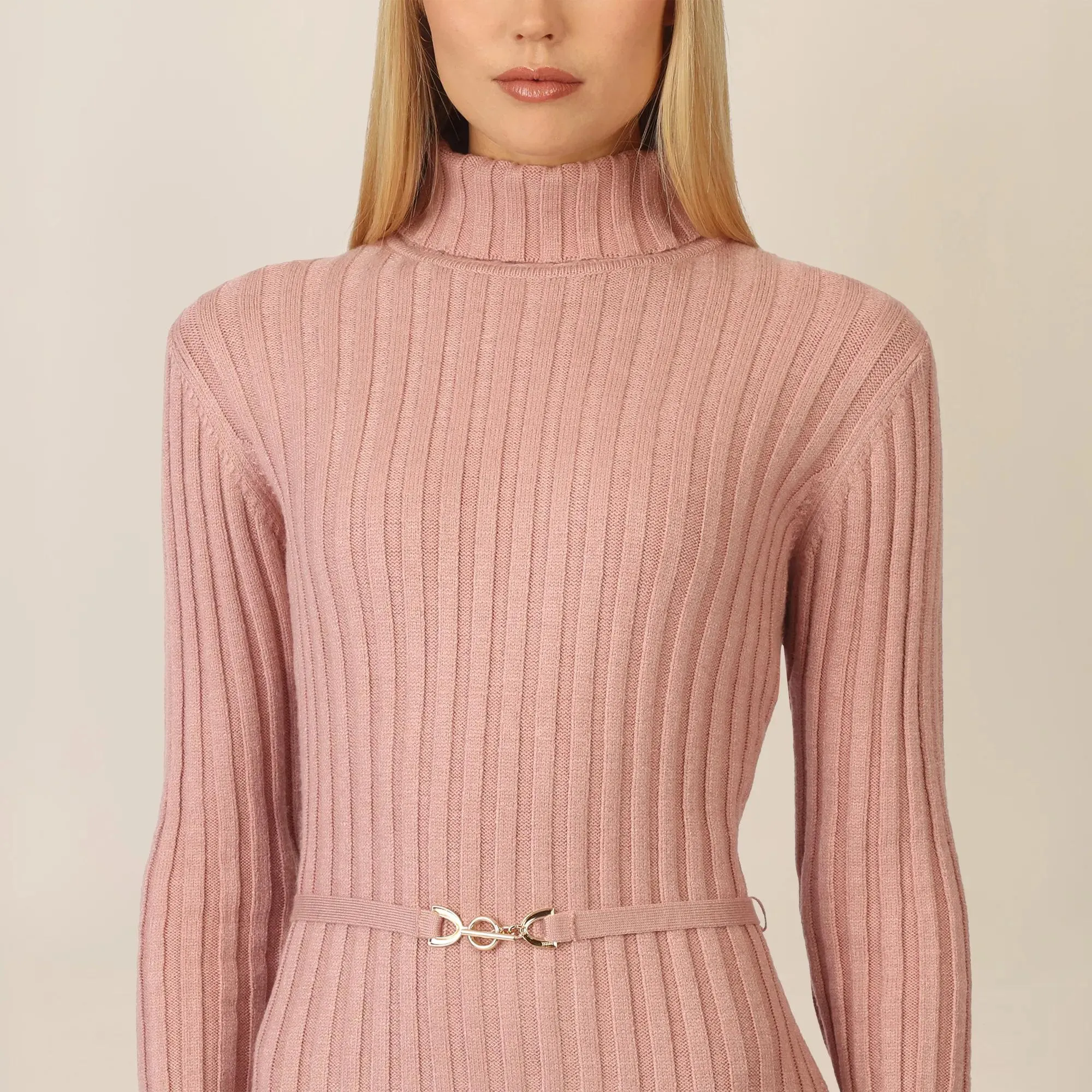 Apart - Midistrickkleid - Größe 36 - lila – Bild 3