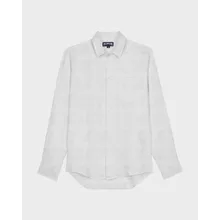 Vilebrequin - Turtle Monogram Hemd Aus Leinen Und Baumwolle Für Herren - Hemd - Caroubis - Weiss - Größe L Vilebrequin - Turtle Monogram Hemd Aus Leinen Und Baumwolle Für Herren - Hemd - Caroubis - Weiss - Größe L