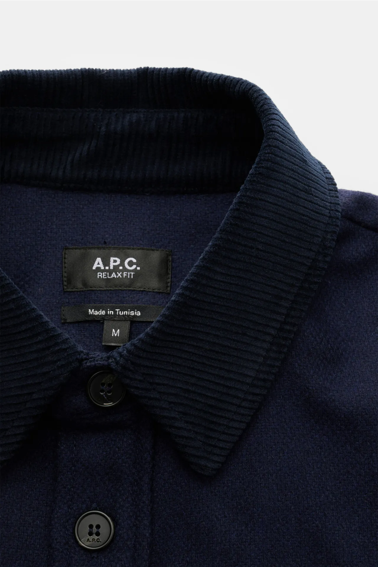 A.P.C. - Herren - Casual Hemd 'Bernardo' Kent-Kragen navy – Bild 2