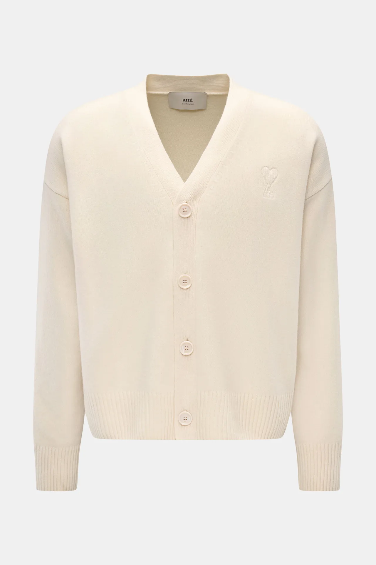 Ami Paris - Herren - Cardigan creme Ami Paris - Herren - Cardigan creme