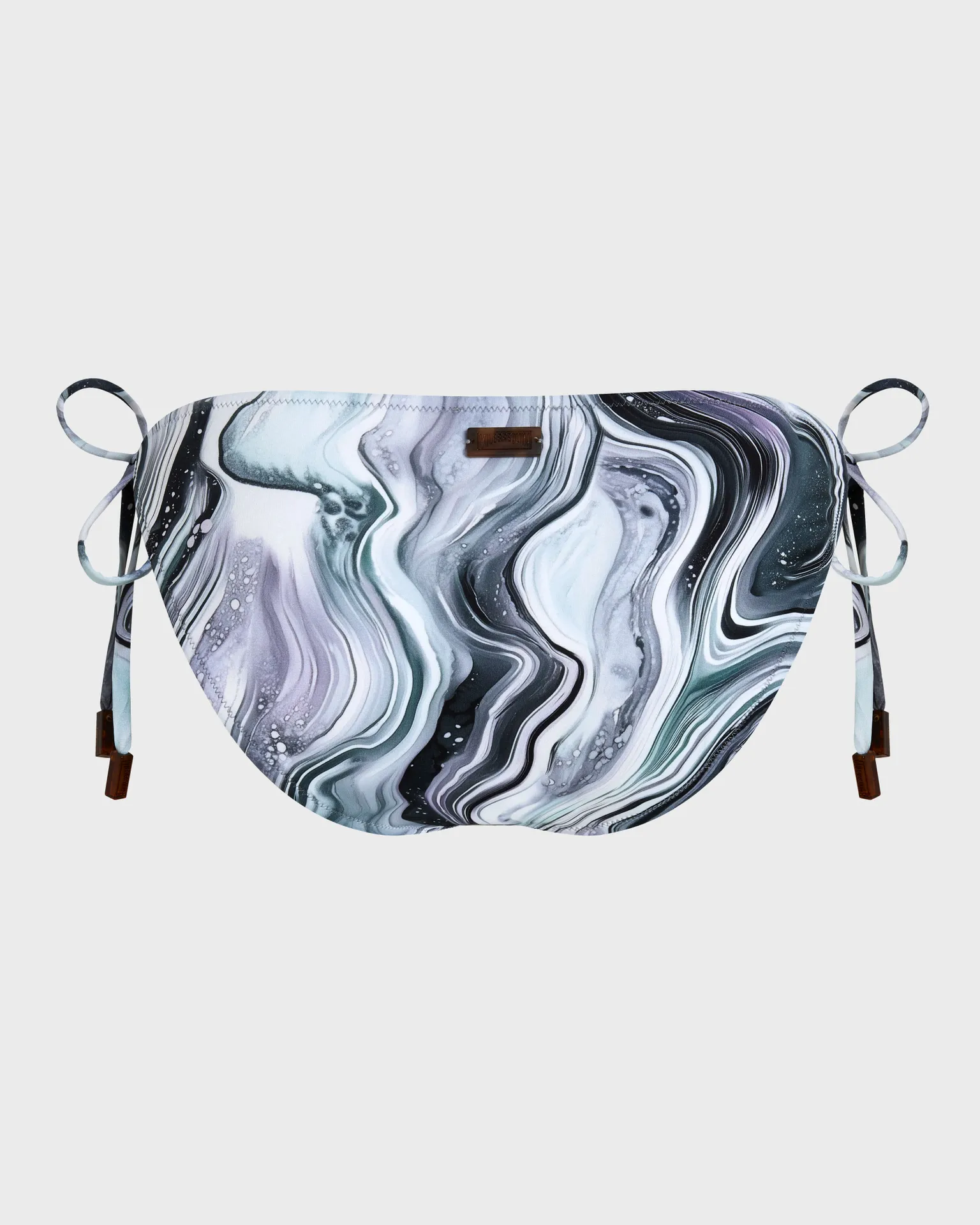 Vilebrequin - Marble Bikinihose Zum Seitlichen Binden Für Damen - Bademode - Flore - Weiss - Größe M – Bild 2