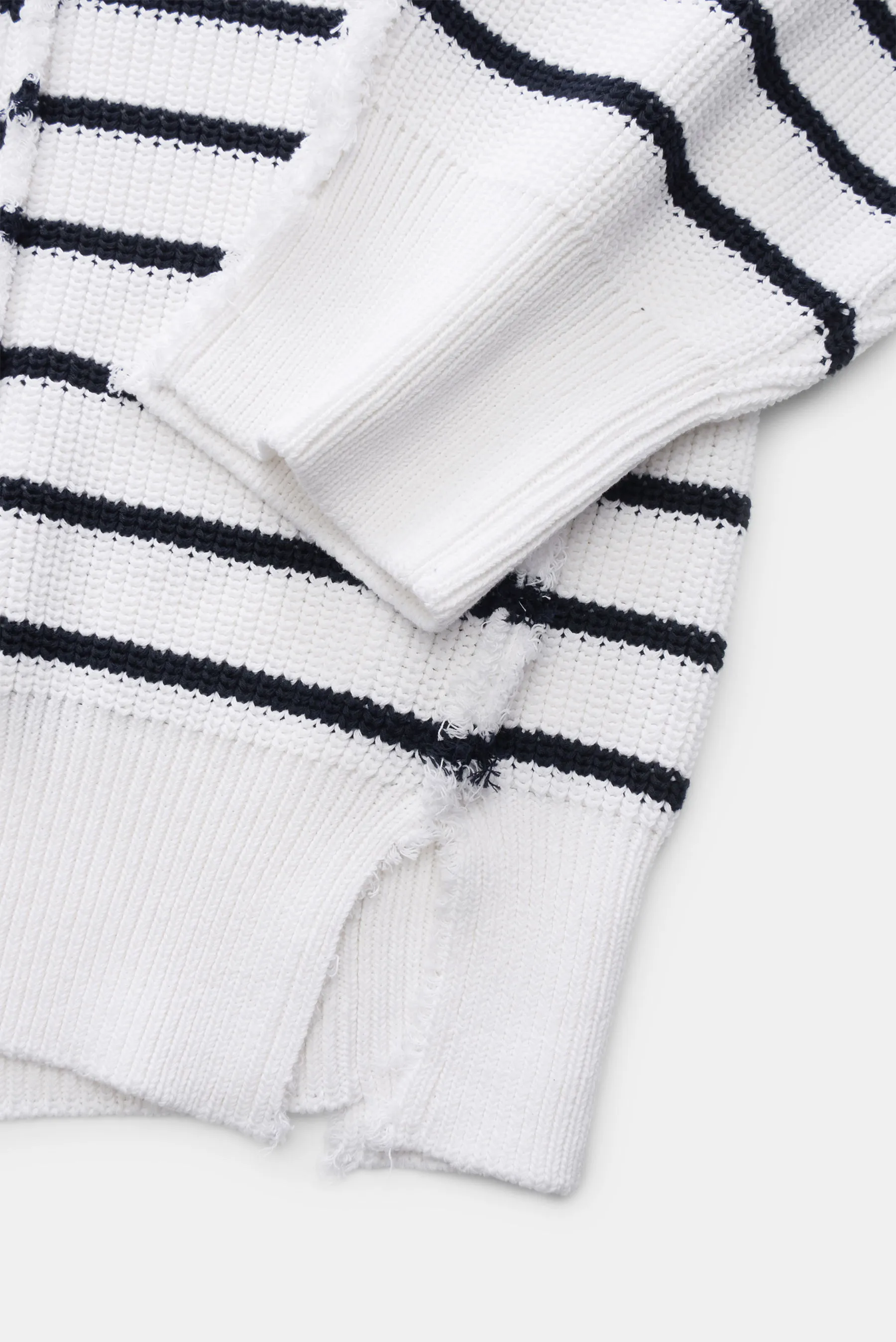 Marni - Herren - Pullover weiß/schwarz gestreift – Bild 3