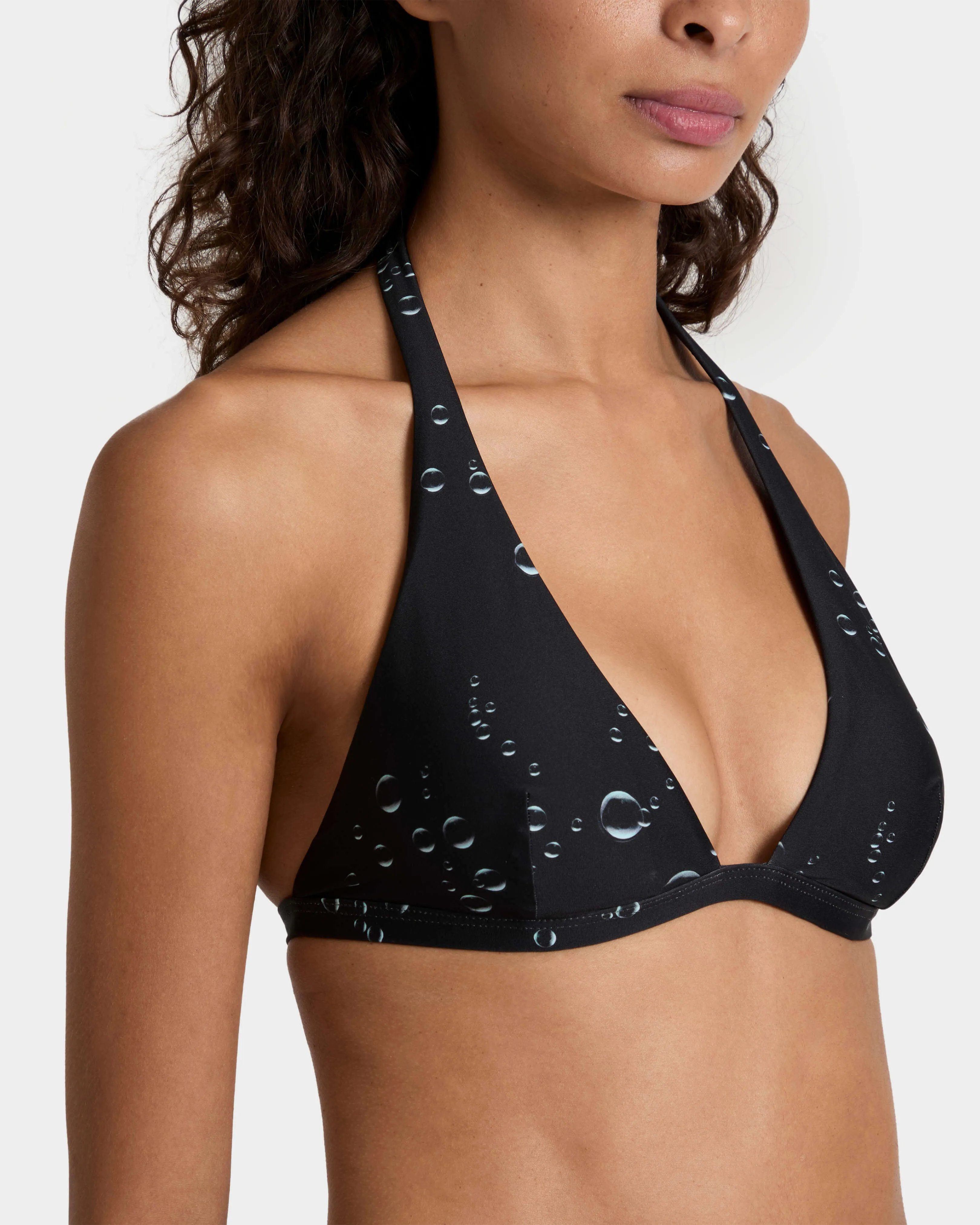 Vilebrequin - Bubble 3d Neckholder-bikinioberteil Für Damen - Bademode - Fleche - Schwarz - Größe M – Bild 4