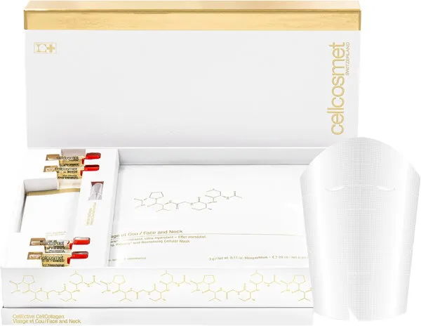 Cellcosmet CellCollagen Face and Neck 4 Stk. + 4 x 1,5 ml Cellcosmet CellCollagen Face and Neck 4 Stk. + 4 x 1,5 ml
