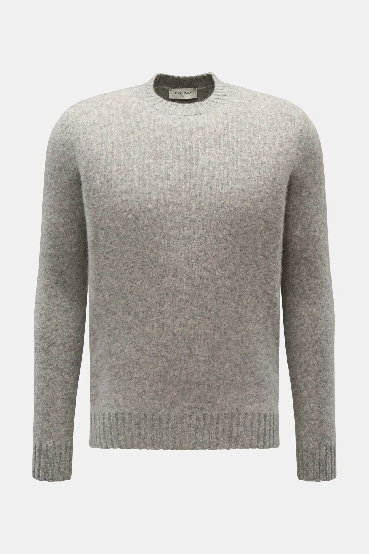 Piacenza 1733 - Herren - Rundhalspullover grau meliert Piacenza 1733 - Herren - Rundhalspullover grau meliert