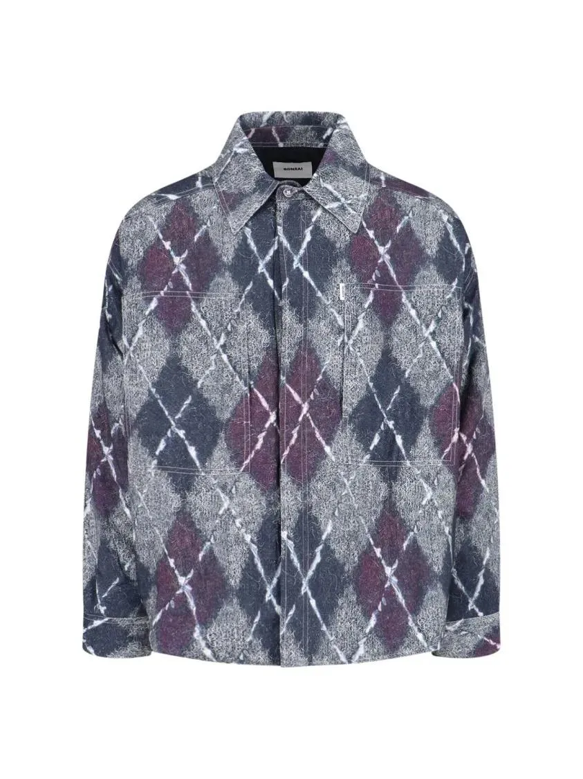 Bonsai - Multicolour Patterned Casual Jacket - Größe XL - bunt Bonsai - Multicolour Patterned Casual Jacket - Größe XL - bunt