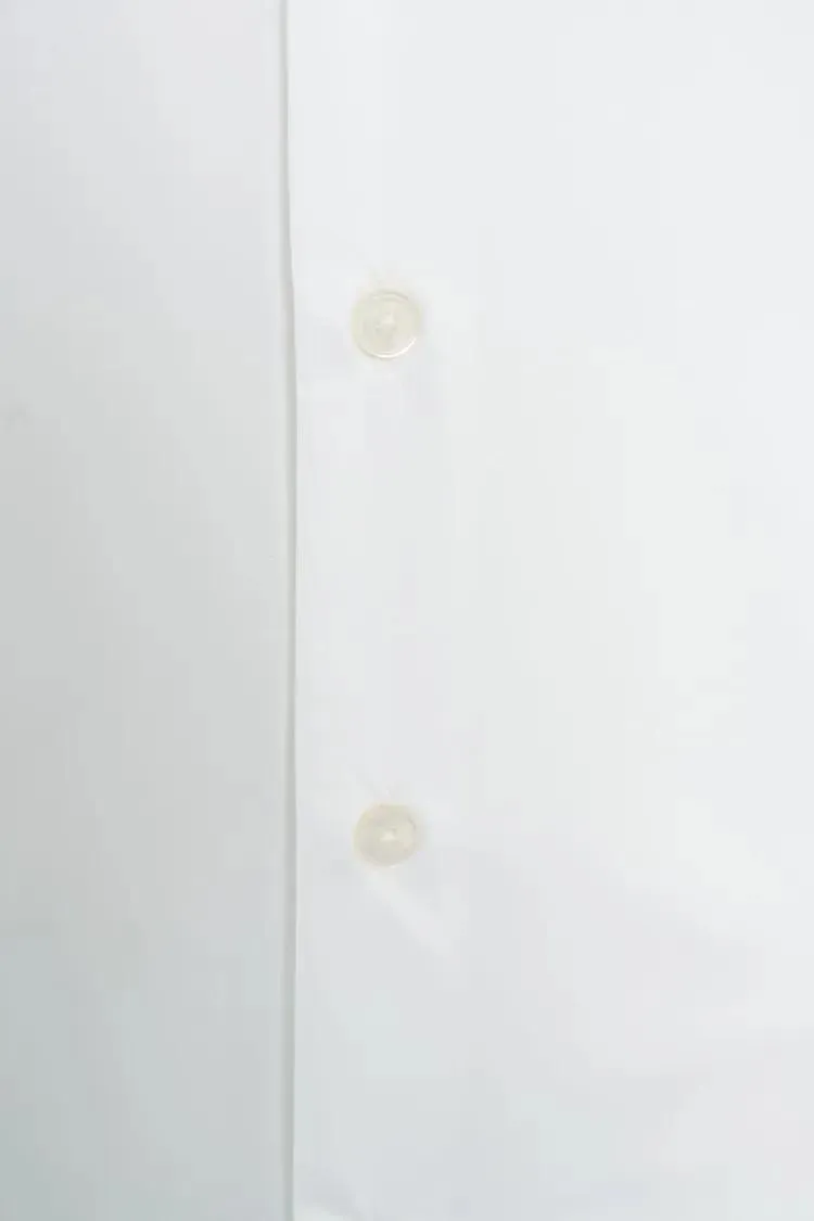 Gender - Tailored White Shirt With Collar - Größe 43 - weiß – Bild 2