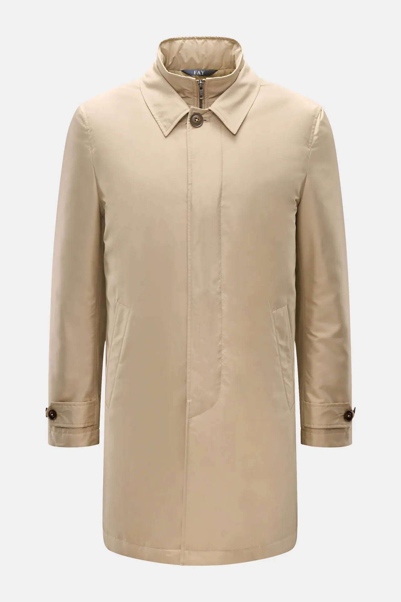 Fay - Herren - Mantel 'Morning Coat' beige – Bild 3