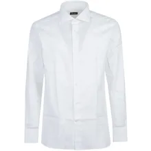 Zegna - Lux Tailoring Long Sleeve Shirt White - Größe 42 - weiß Zegna - Lux Tailoring Long Sleeve Shirt White - Größe 42 - weiß