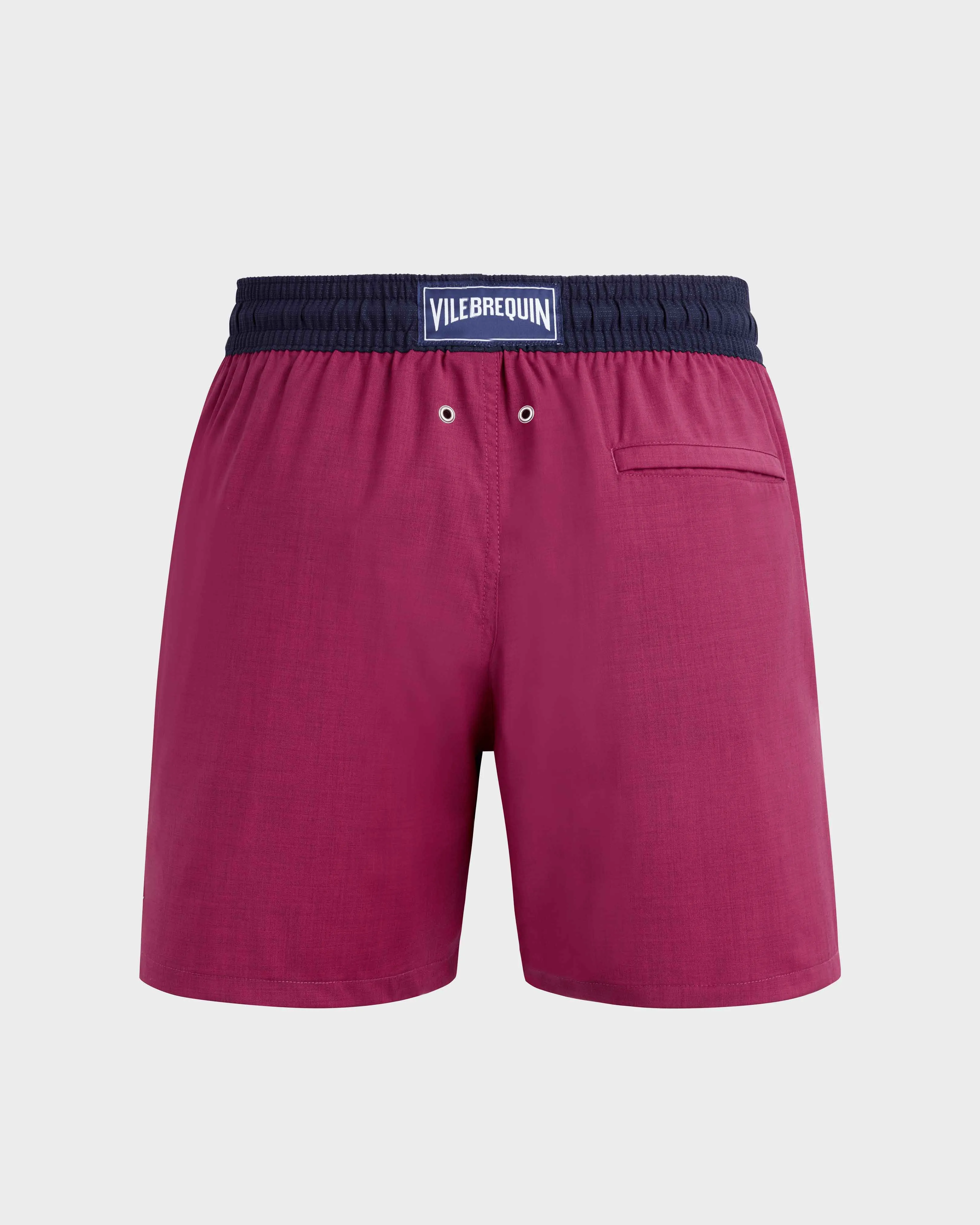 Vilebrequin - Super 120's Woll-badeshorts Für Herren - Bademode - Magnus - Rot - Größe M – Bild 2