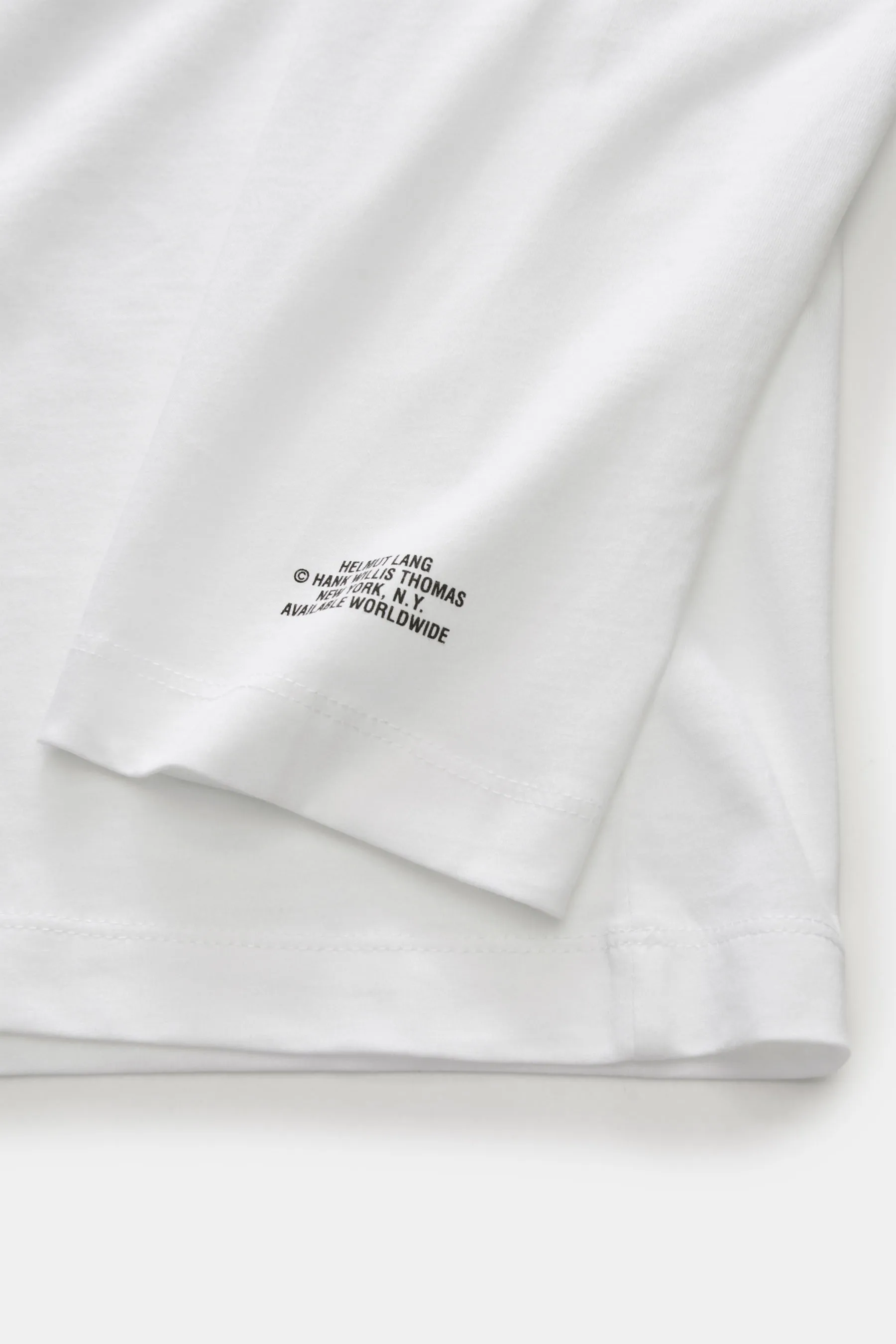 Helmut Lang - Herren - Rundhals-Longsleeve weiß – Bild 4