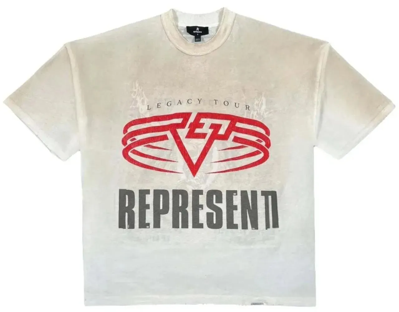 Represent - T-Shirts And Polos Washed Ecru - Größe L - beige Represent - T-Shirts And Polos Washed Ecru - Größe L - beige