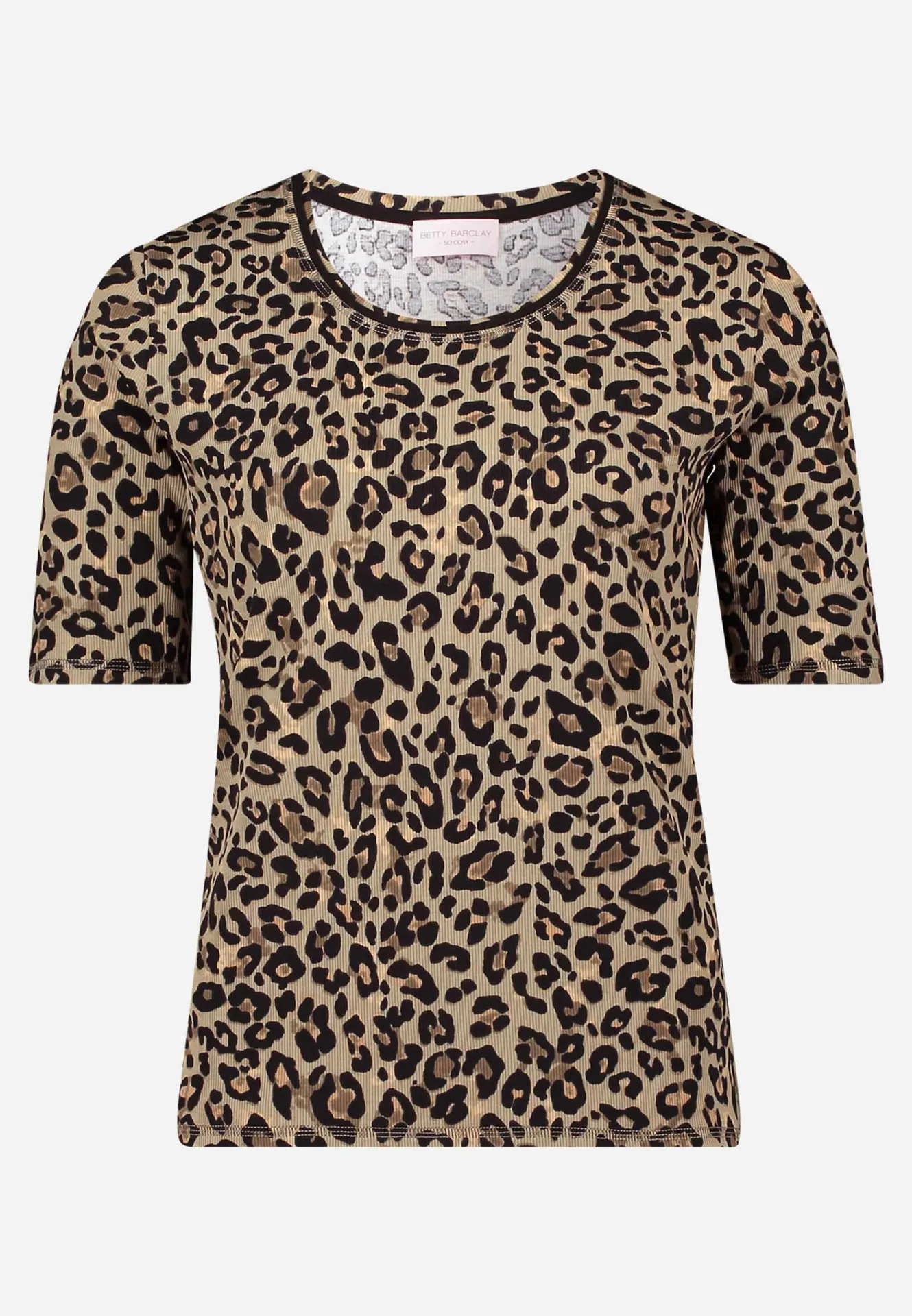 Basic Shirt mit Rippenstruktur – Bild 3