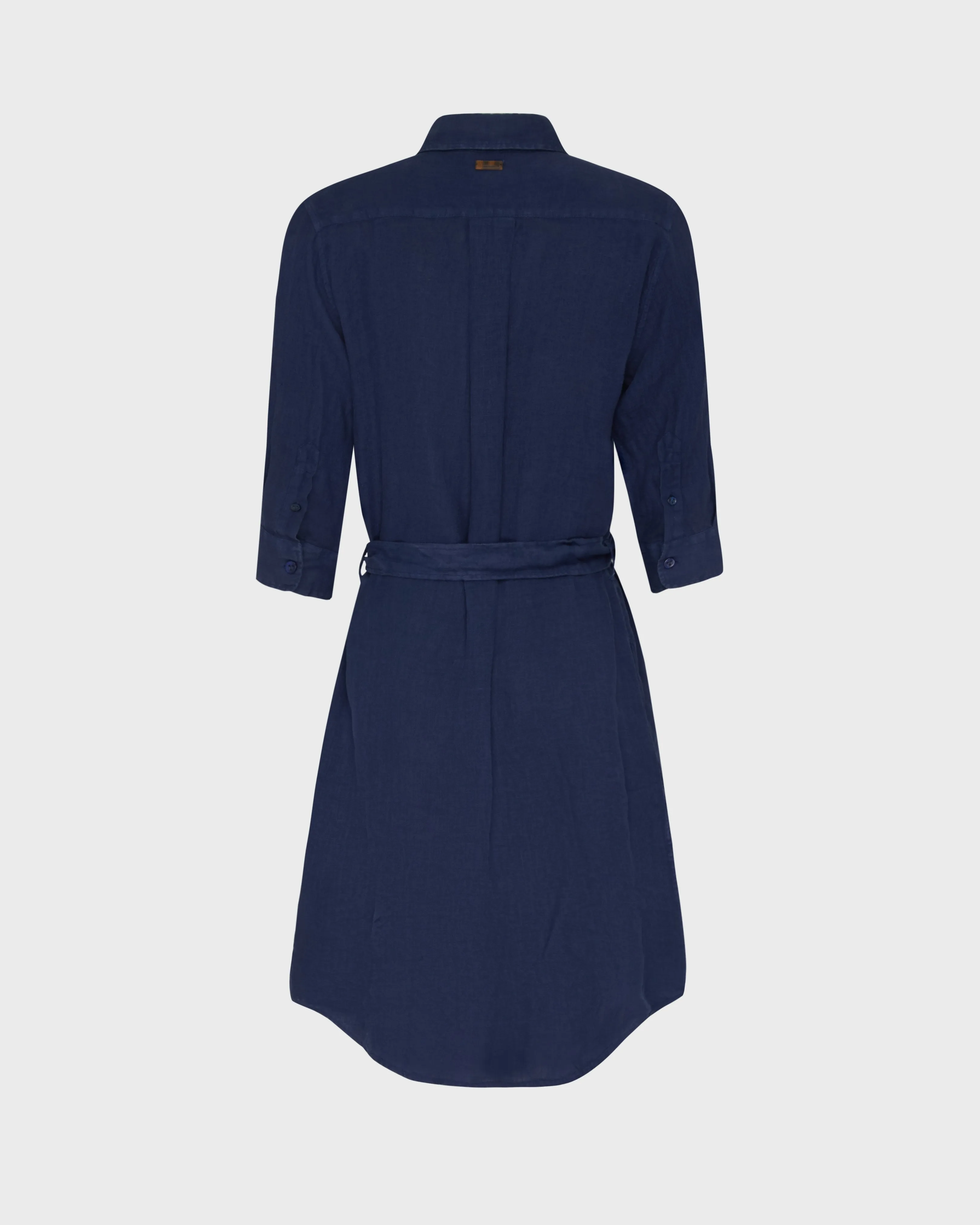 Vilebrequin - Solid Hemdkleid Aus Leinen Für Damen - Kleid - Ludovie - Blau - Größe XS – Bild 2