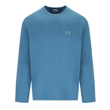 CP Company - Aegean Blue Long Sleeved T-Shirt - Größe XL - blau CP Company - Aegean Blue Long Sleeved T-Shirt - Größe XL - blau