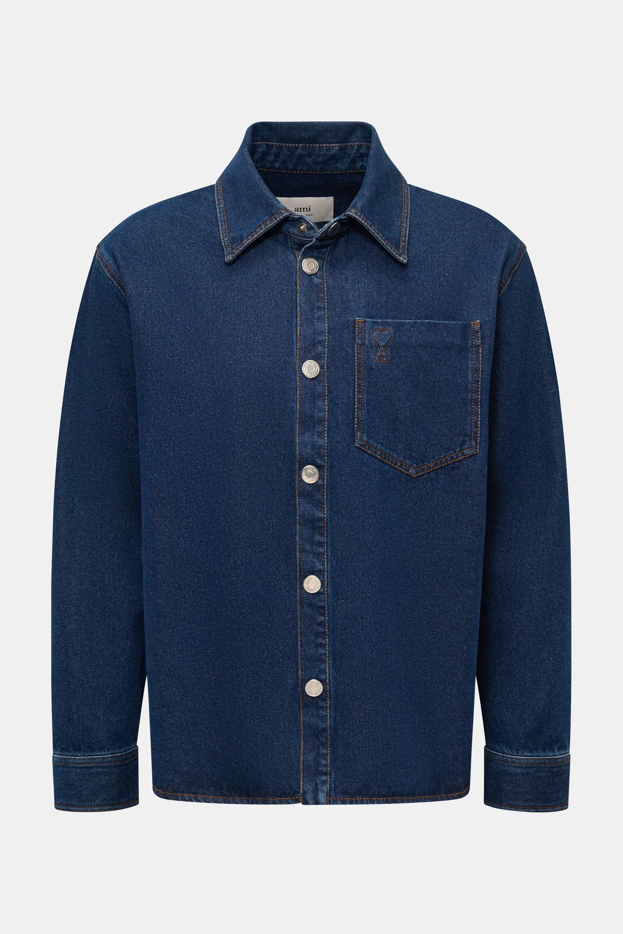 Ami Paris - Herren - Jeans-Overshirt dunkelblau Ami Paris - Herren - Jeans-Overshirt dunkelblau
